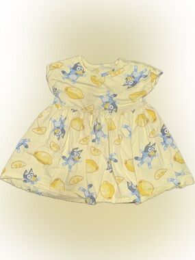Toddler Girls Bluey Lemon Dress